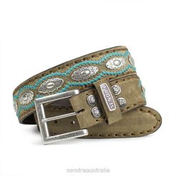 Sendra Australia - Sendra 7606 Cinturones Old Martens Corda Pas.Inter.Turquesa 84HT379