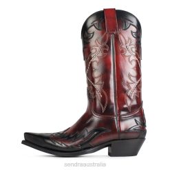 Sendra Australia - Sendra 9669 Cuervo Flora Rojo Dirty 84HT61 Men