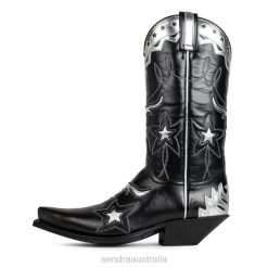 Sendra Boots Australia - Sendra 15816 Cuervo Nappa Baly Negra 84HT69 Men