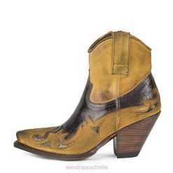 Sendra Boots Australia - Sendra 17478 Montecarlo Antic Negro 84HT255 Women