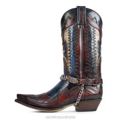 Sendra Boots Australia - Sendra 3840 Cuervo H.Rojo-H.Ducados 84HT72 Men