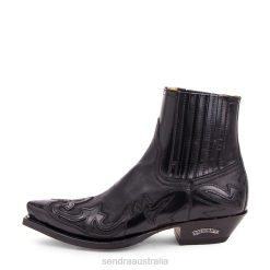 Sendra Boots Australia - Sendra 4660 Cuervo Flora Negro-Sprinter Negro 84HT105 Men