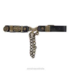 Sendra Boots Australia - Sendra Arnes 54 Arneses Black Oro Viejo 84HT498