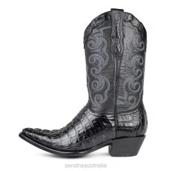Sendra Boots Australia - Sendra Texas Caiman Tail Negro 84HT186 Men