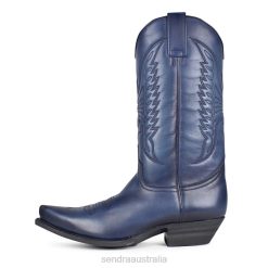Sendra Boots - Sendra 2073 Cuervo Crust Whash Navy Crust Whash Navy 84HT344 Women