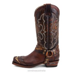 Sendra Boots - Sendra 4060 58 Seta Britnes Fl. Marron-Evolution Tang 84HT176 Men