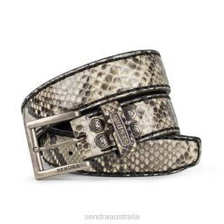 Sendra Boots - Sendra 5156 Cinturones Piton Natural Blanco/Negro 84HT410