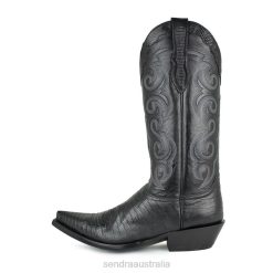 Sendra Boots - Sendra Texas Lizard Tejus Negro 84HT191 Men